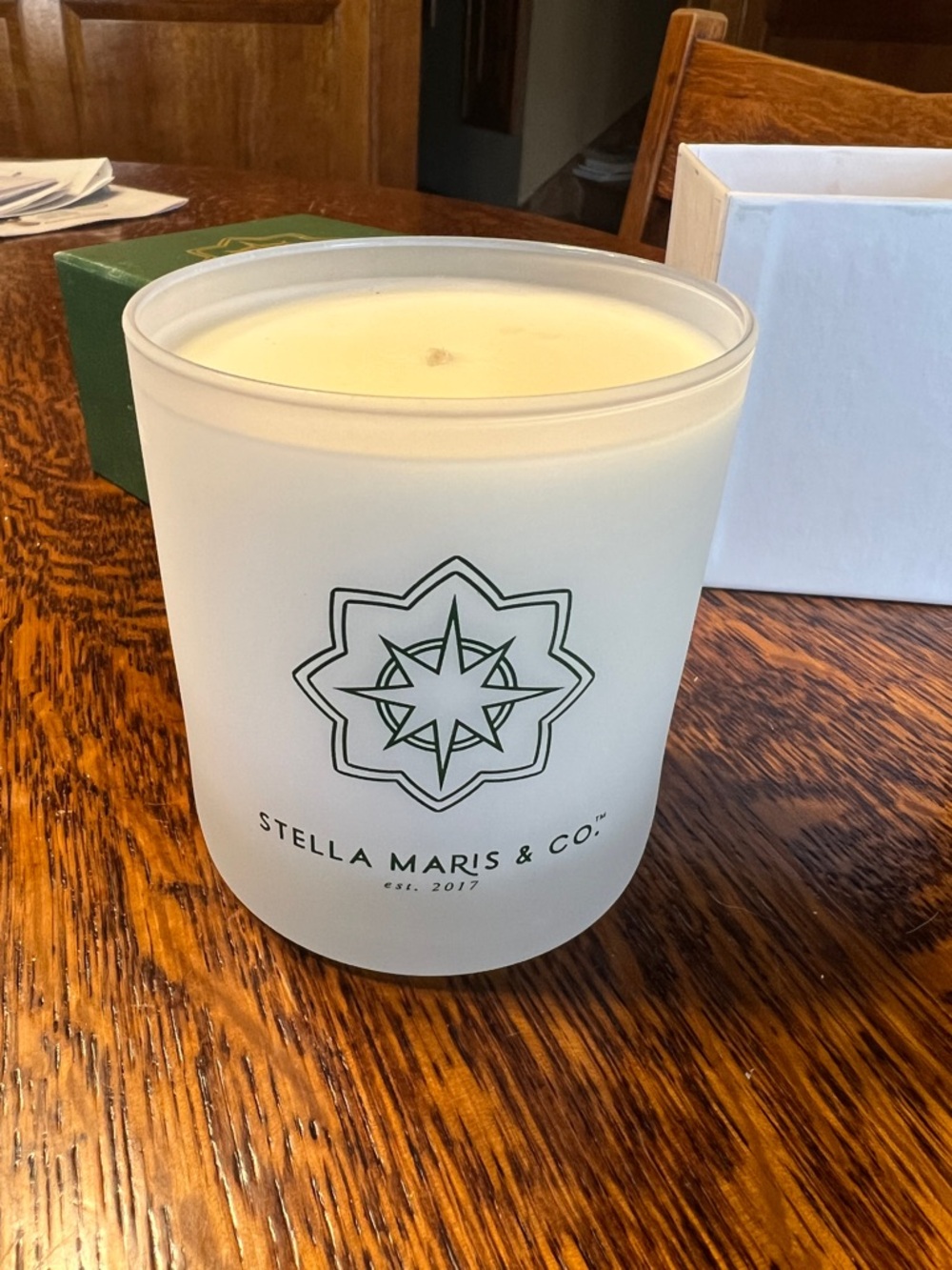 NEW Stella Maris & Co No. 6 Eden Candle 8 oz Made in Virginia Catholic